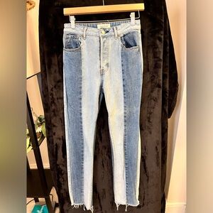 PacSun two tones mom jeans